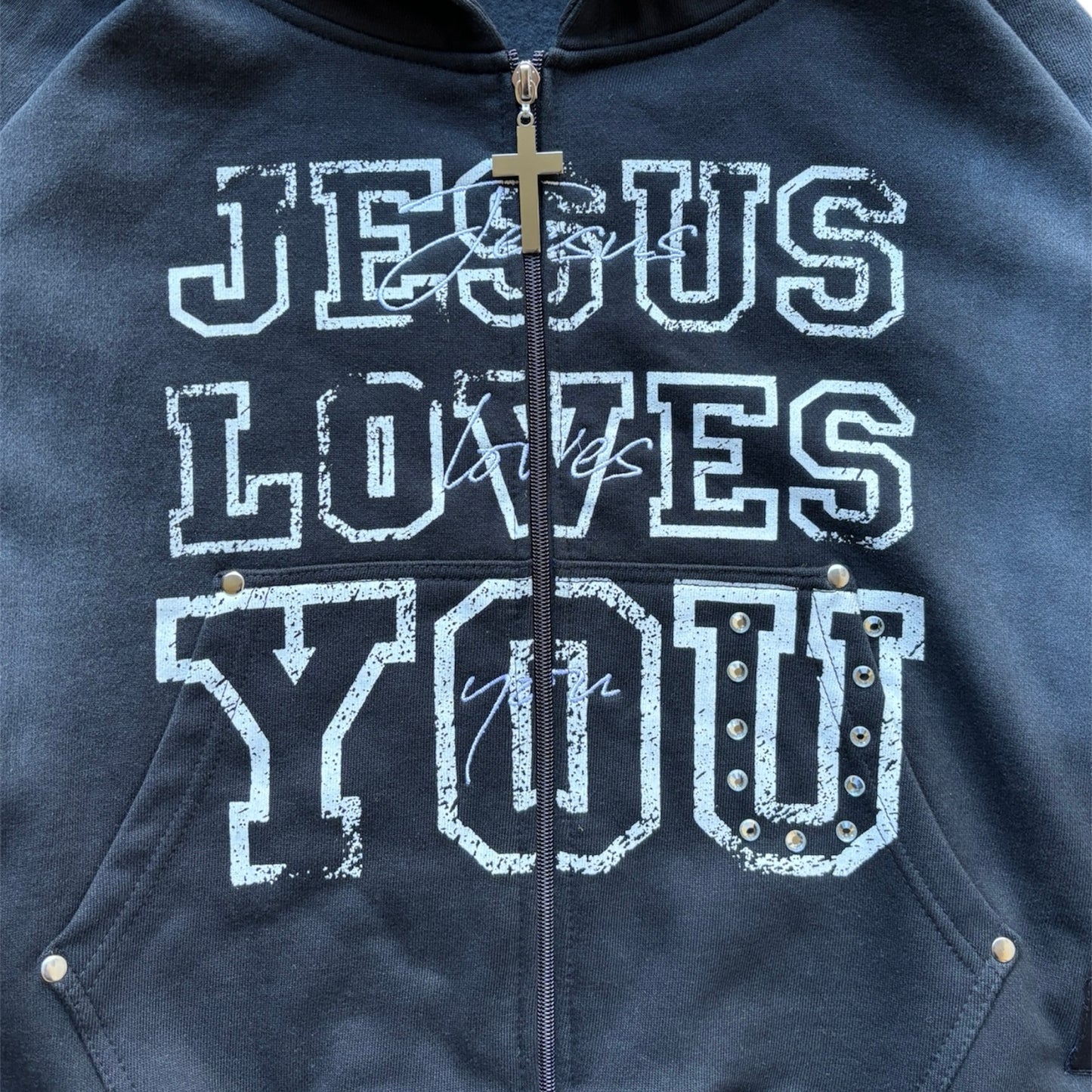 “Jesus Loves You” Zip-Up