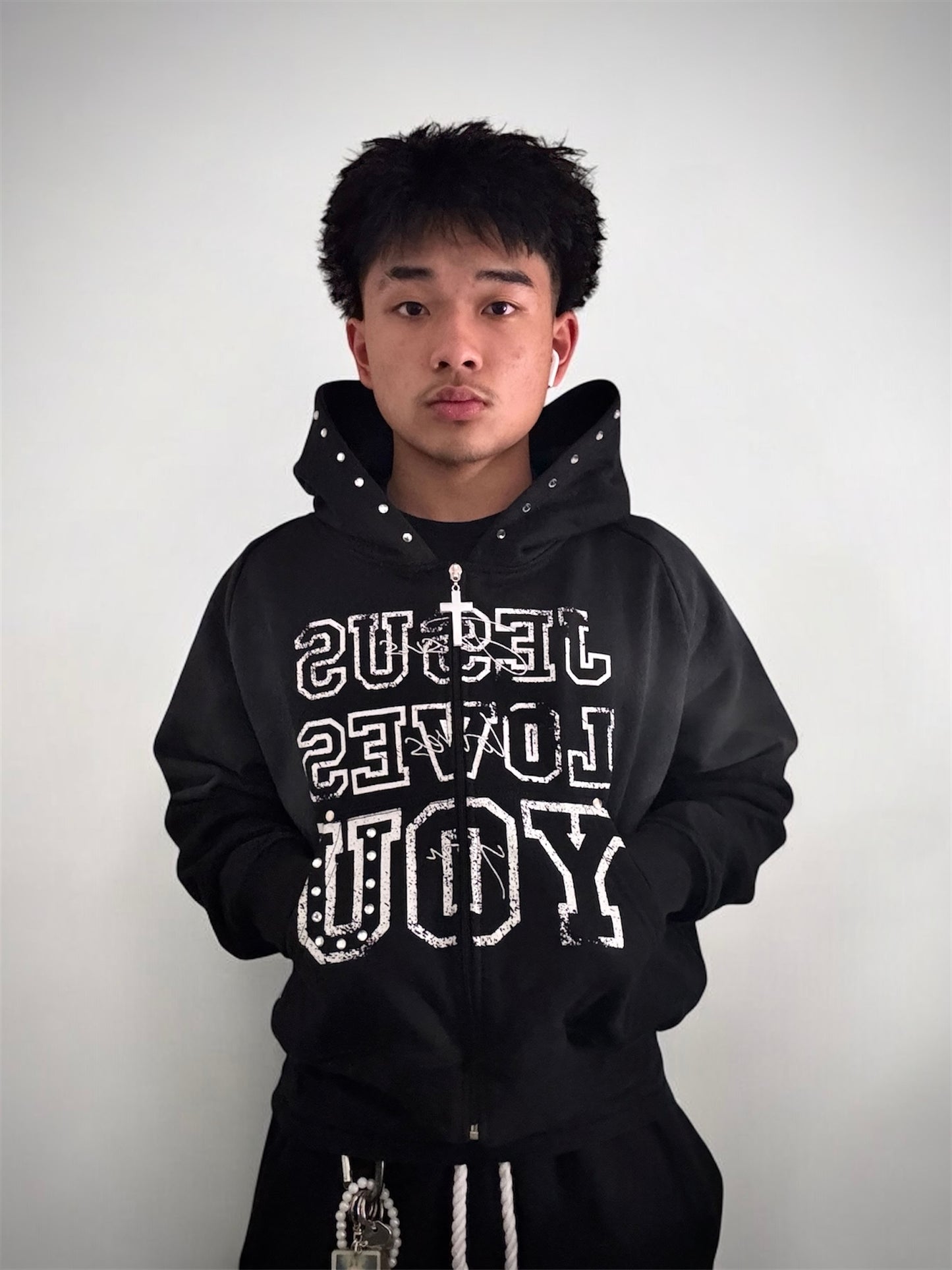 “Jesus Loves You” Zip-Up